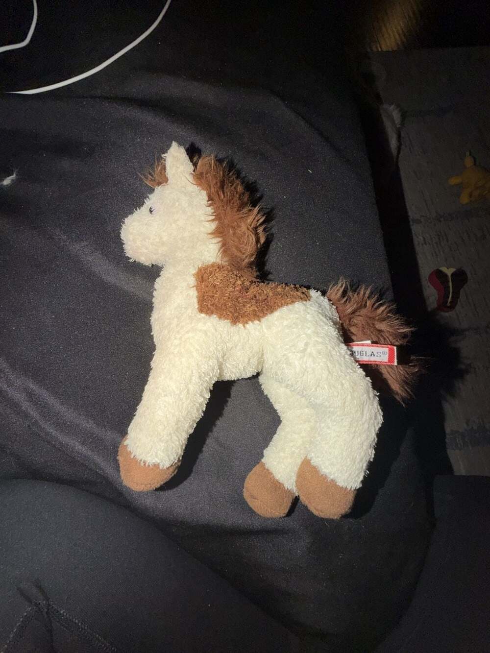 Douglas Cuddle Toys Paintbrush Pony Brown and White Spotted Plush Stuffed Animal
